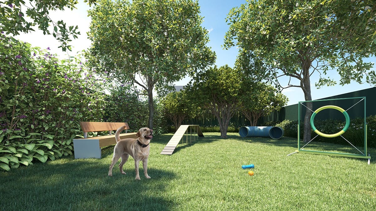 Imagem 3D do Pet Place Residencial